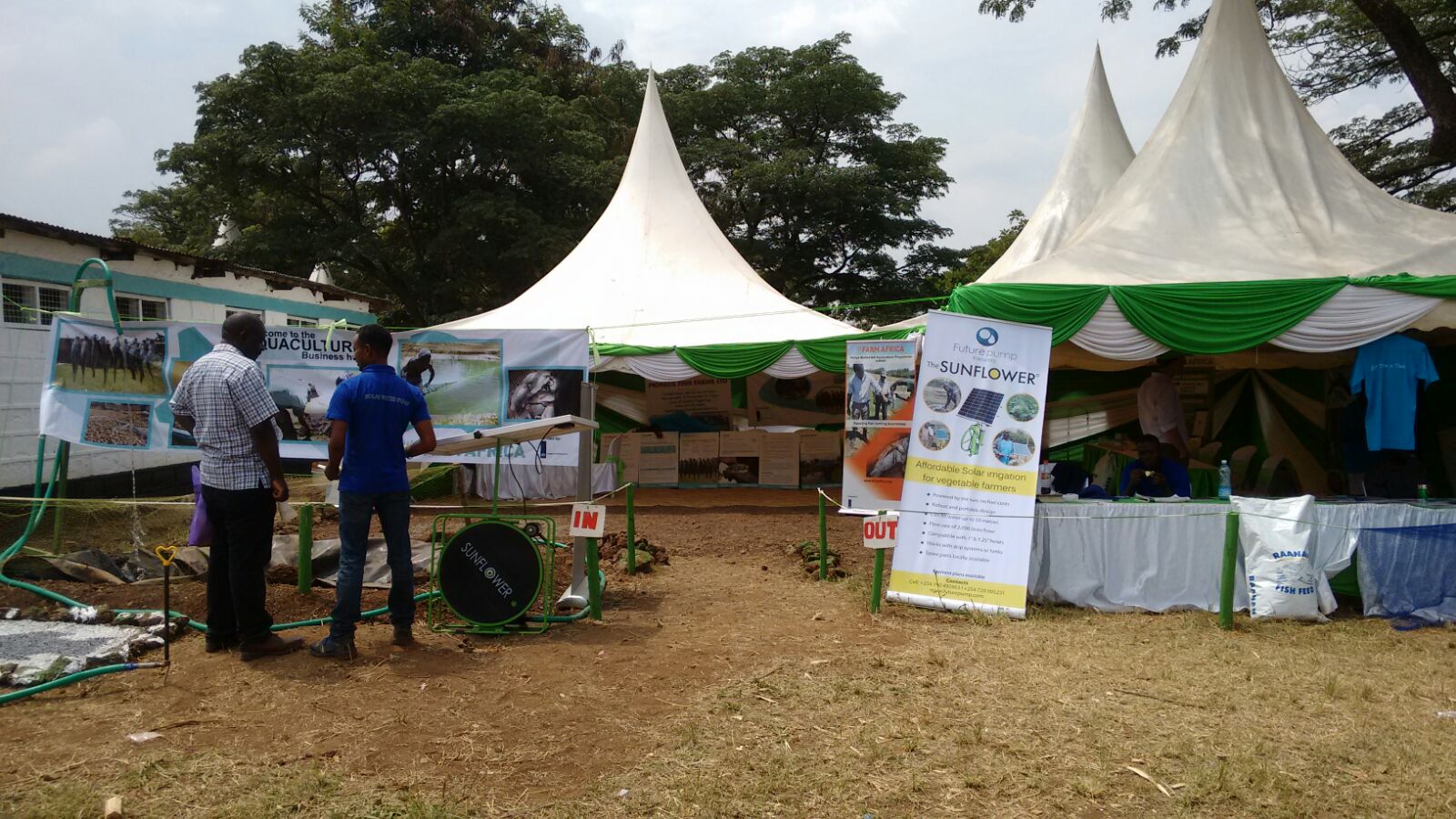 Futurepump and Farm Africa stand